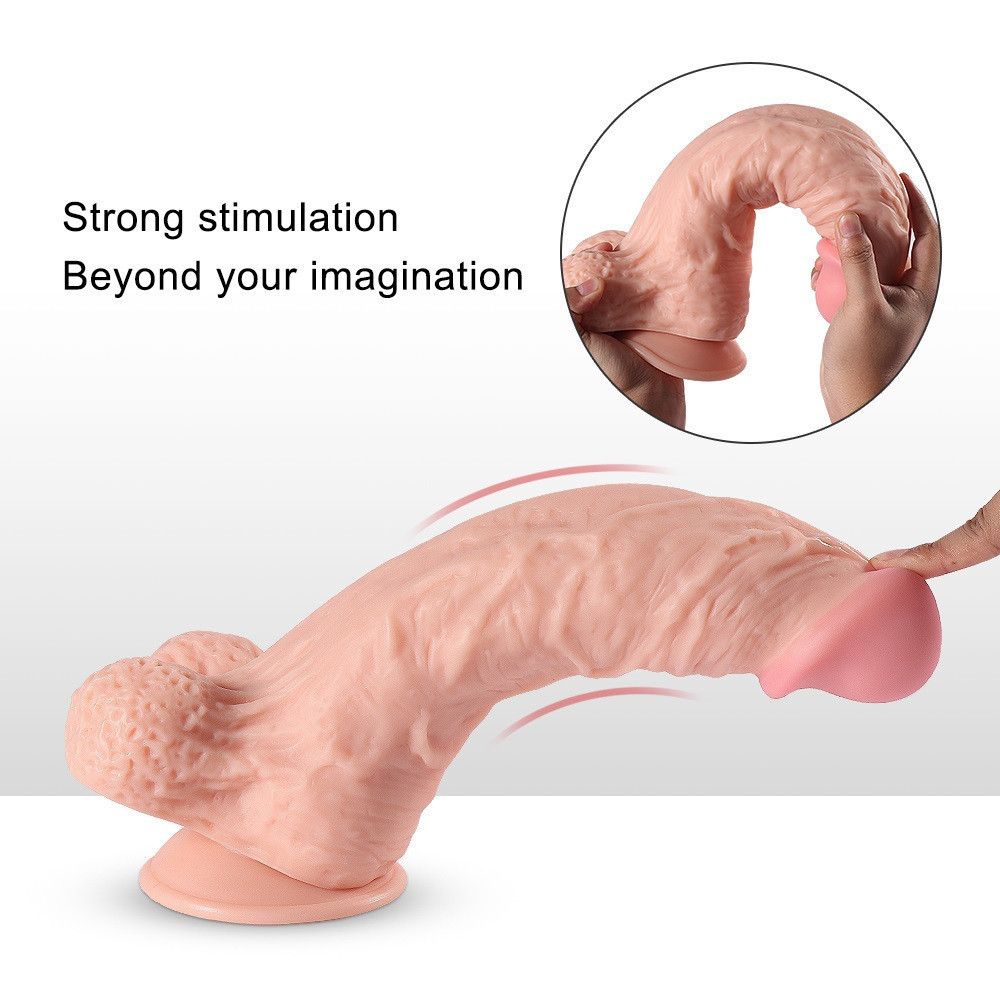 Фаллоимитатор Large Leilong Lifelike L телесный без вибрации Sex Aura Киев - изображение 7