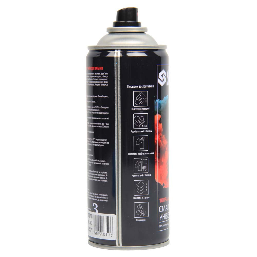 Емаль аерозольна акрилова 400 мл RAL 5012 блакитний глянець SIGMA (2737111) Київ - фото 3