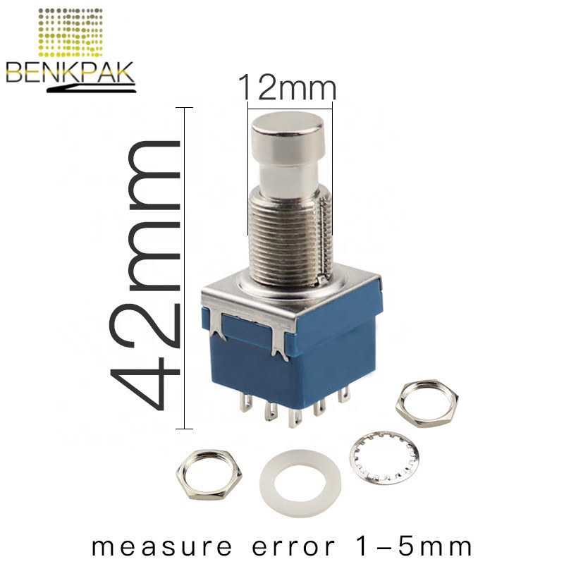 Ножний перемикач 3PDT з фіксацією для ефектів педалей Київ - фото 3
