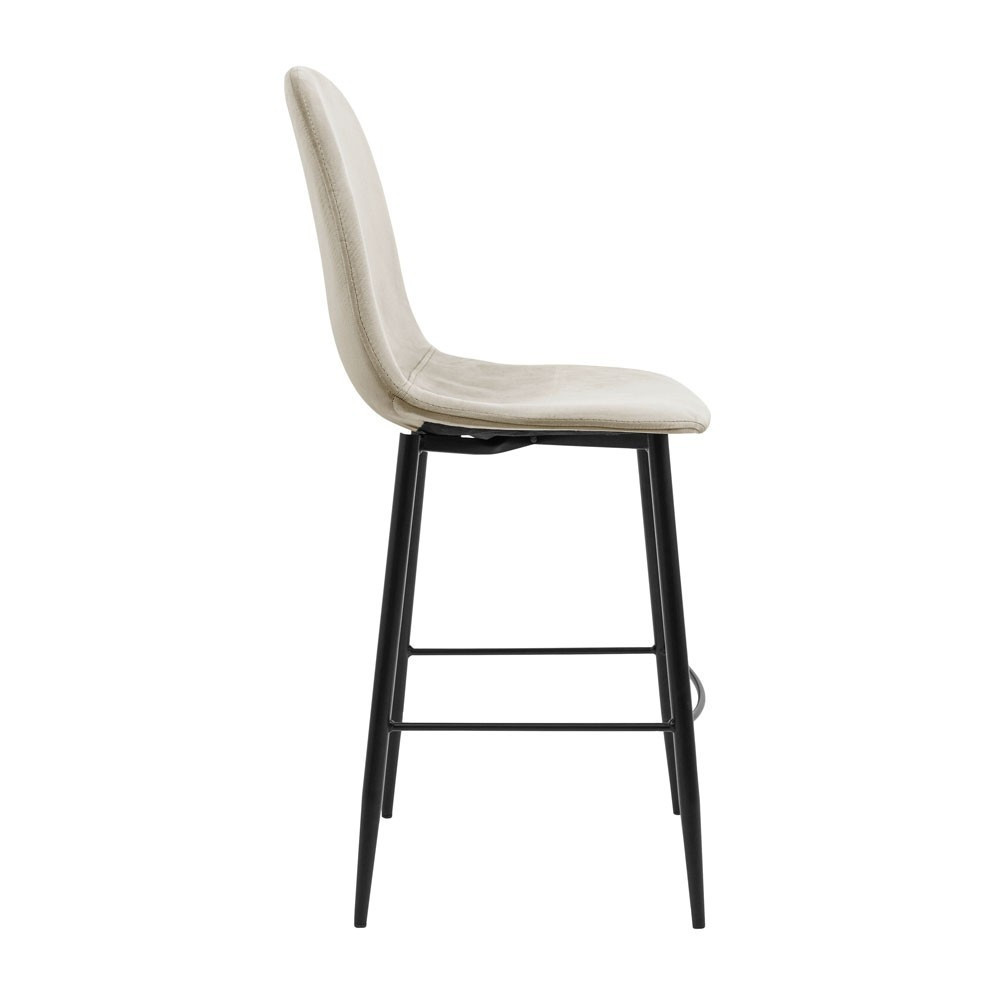 Стілець крісло барний м'який MacaoDesign U Jasmine 21 високі ніжки Світло-бежевий Київ - фото 3