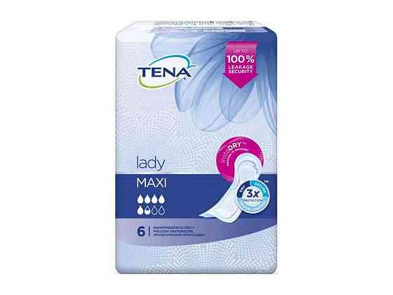 Гігієнічні прокладки 6шт Lady Maxi InstaDry 5,5кр ТМ TENA Київ
