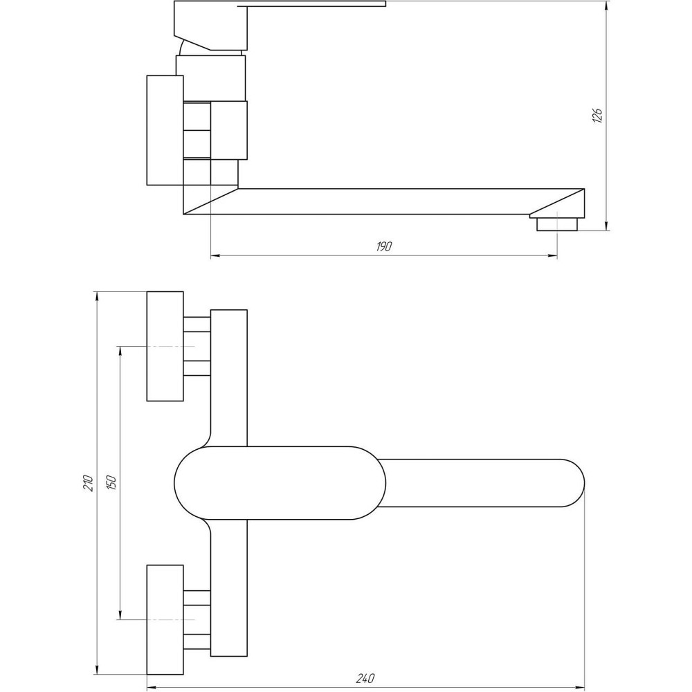 Смеситель для кухни TOPAZ BARTS TB 07218-H36 (000012232) Киев - изображение 4