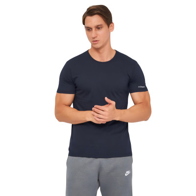 Футболка Kappa T-shirt Mezza Manica Girocollo K1305 BluNavy темно-синій XL (8052394816219) Винница - изображение 1