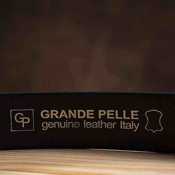 Ремень мужской GRANDE PELLE 11032 Черный Киев