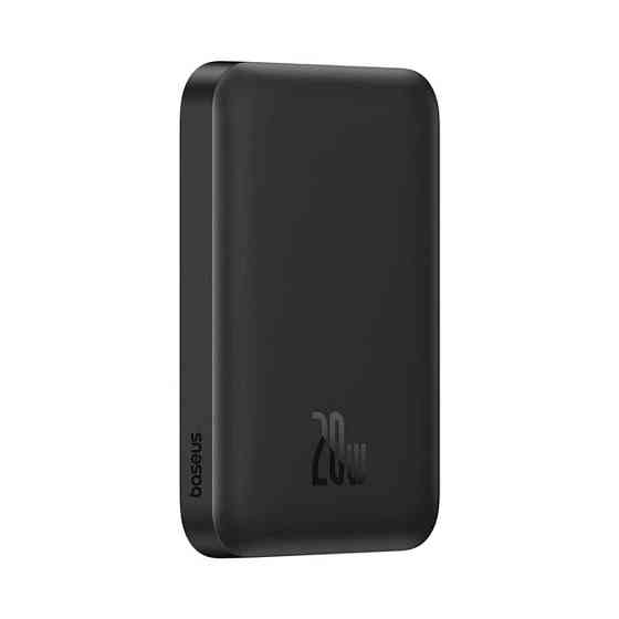 Зовнішній акумулятор Baseus Magnetic Mini Air Wireless Fast Charge Power Bank 6000mAh 20W Cluster Black（With Simple Series Київ