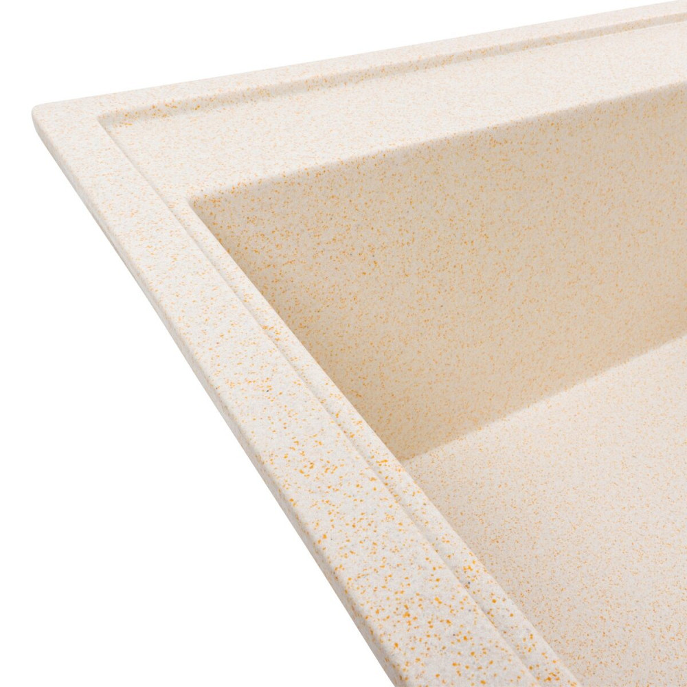 VALESO Гранітна мийка для кухні VALESO AZURIT 7950 матова Пісок Коломия - фото 8