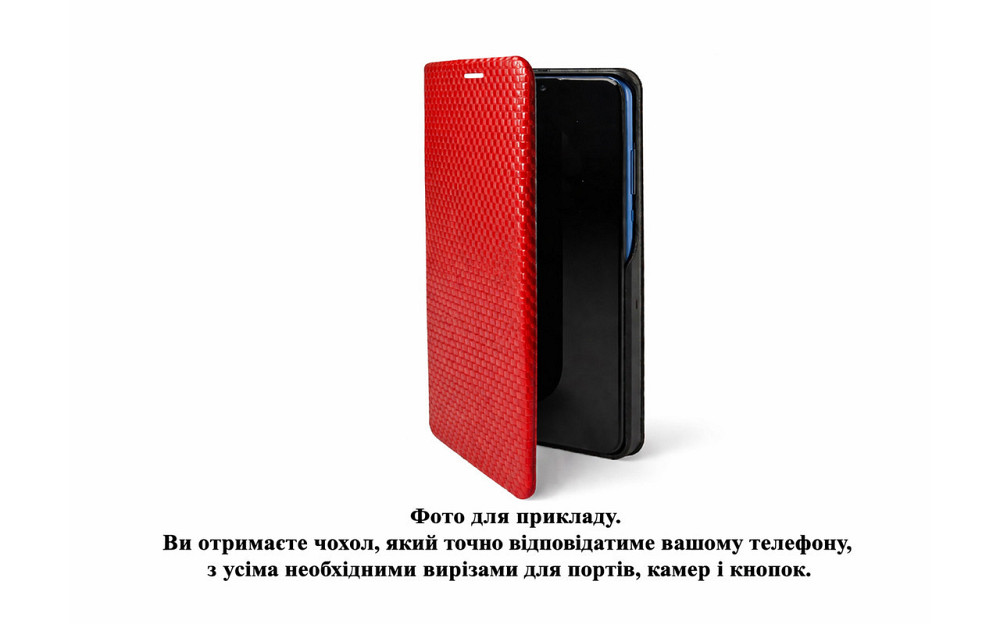 Чохол-книжка PlastGuard для Xiaomi Redmi 15 4G, Redmi 15C 4G — екошкіра, пластиковий бампер, магнітна застібка, функція підставки Київ - фото 2
