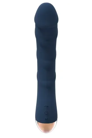 Вибратор с функцией нагрева и рельефом Dream Тoys Goddess Collection Atlas синий Sex Aura Киев