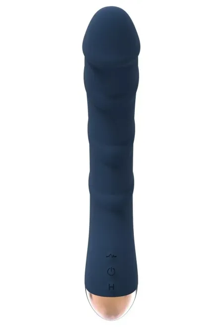 Вибратор с функцией нагрева и рельефом Dream Тoys Goddess Collection Atlas синий Sex Aura Киев - изображение 3