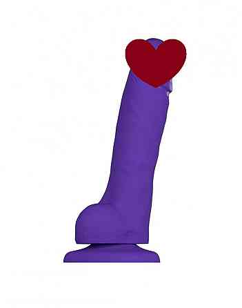 Реалистичный фаллоимитатор Strap-On-Me SOFT REALISTIC DILDO Violet - Size M Sex Aura Киев