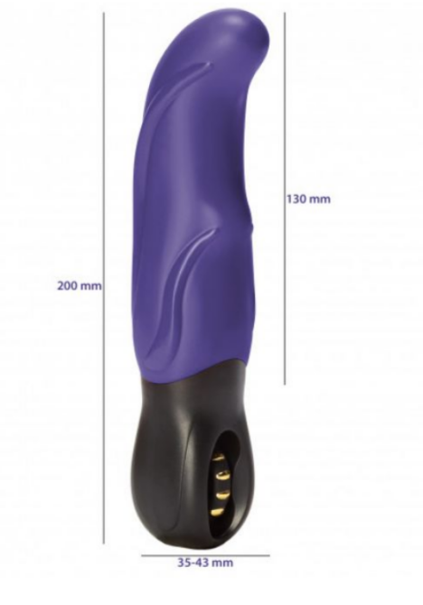Вібратор Amor для точки G Vibratissimo Blade фіолетовий (Застосунок НЕ Функціонує!) Sex Aura Київ - фото 1