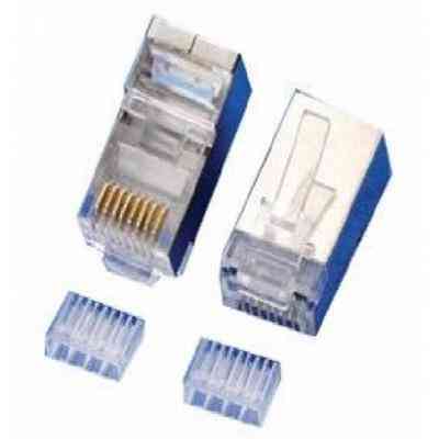 Конектор RJ45 cat.6 FTP, екранований, з вставкою, 50 шт Merlion (RJ45ML-2-50-CAT6-FTP / 10566) Вінниця