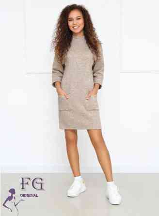 Платье теплое с ангоры 46-48 мокко Киев