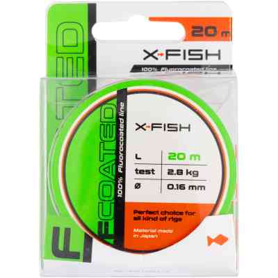 Флюорокарбон X-Fish FCoated 20m 0.16mm 2.8kg (1917.01.41) Вінниця