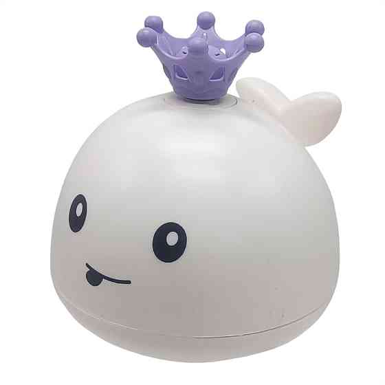 Дитяча іграшка для ванни "КИТ" 7021, 15 cм Білий Вінниця