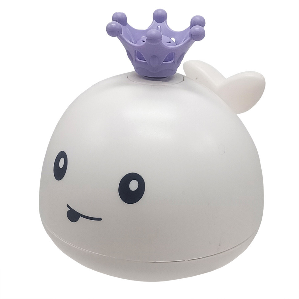 Дитяча іграшка для ванни "КИТ" 7021, 15 cм Білий Вінниця - фото 1