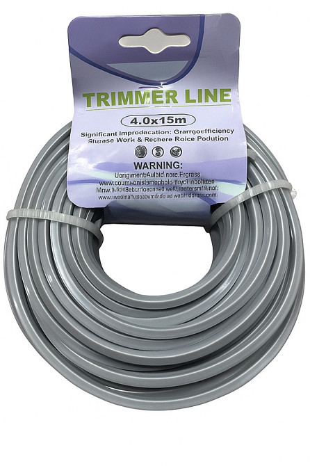 Леска мотокосы Ø4, см, 15 метров (квадратная, оранжевая) Мукачево - изображение 1