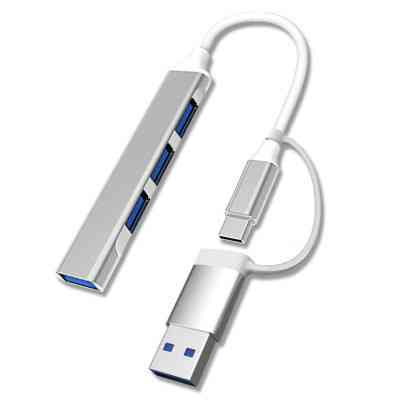 Концентратор Dynamode USB Type-C/Type-A to 1хUSB3.0, 3xUSB 2.0 metal (DM-UH-311AC) Вінниця