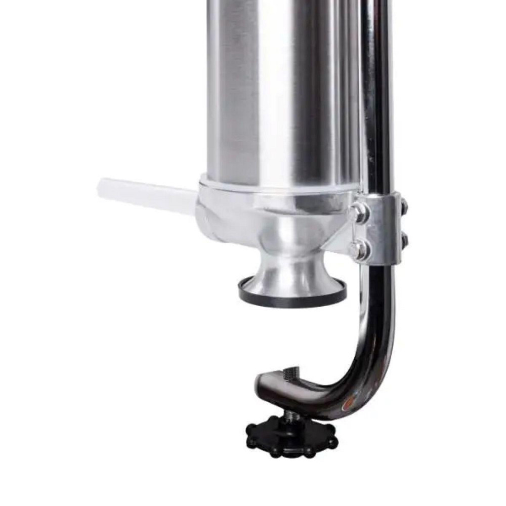 Вертикальний шприц для ковбаси 2,5 л з нержавіючої сталі шприц ковбасний 4 насадки 16788-5 Київ - фото 3