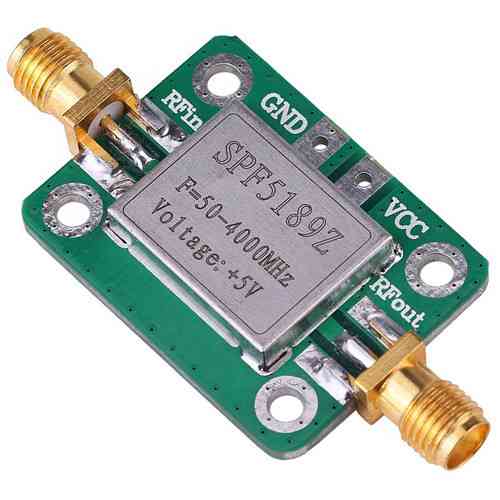 Усилитель радиосигнала LNA SPF5189Z, 50–4000МГц, 20дБ, малошумящий, питание 5В Киев