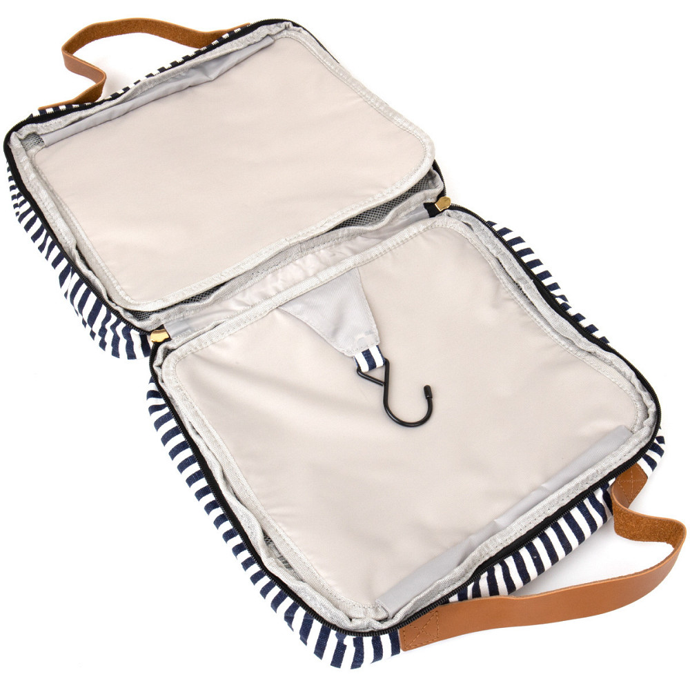 Сумка органайзер для подорожей текстильна Vintage 20651 Біла Київ - фото 8
