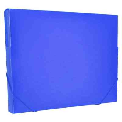 Папка на резинках Optima А4 30 мм, синя (O35616-02) Вінниця