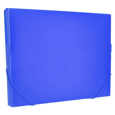 Папка на резинках Optima А4 30 мм, синяя (O35616-02) Винница - изображение 1