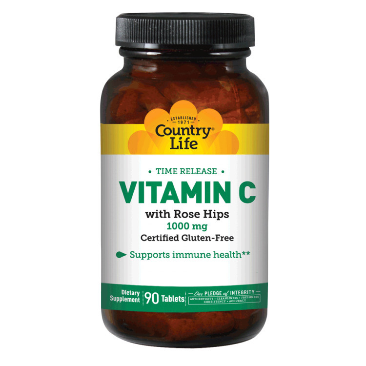 Vitamin C 1000 with Rose Hips mg 90tablets Луцьк - фото 1