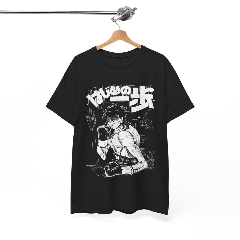 Футболка аниме Рйо Масхиба Боксинг Аниме оверсайз (S/M/L) Черний AnimeJ0269 Днепр - изображение 4