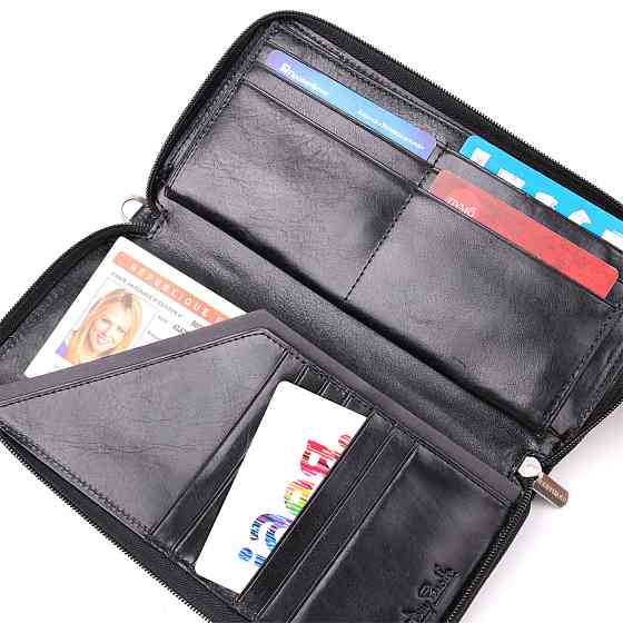 Мужской клатч на одно отделение из гладкой натуральной кожи Tony Perotti 20860_1 (9770 nero) Черный Киев