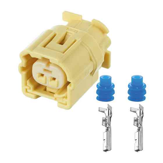 Роз'єм конектор 2-кон., Дат, Удара, 7283-5073-7 YAZAKI Японія універс., Салон, Lexus, Toyota Київ