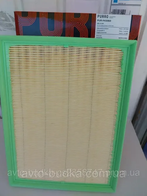 Фільтр повітряний на Volkswagen Crafterr 2006-2016 PURRO PUR-PA3060 Киев - изображение 1