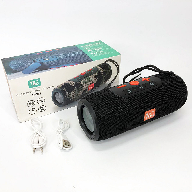 Bluetooth стерео колонка з радіо TG341, Переносна колонка для вулиці, EX-515 Переносні колонки Київ - фото 2