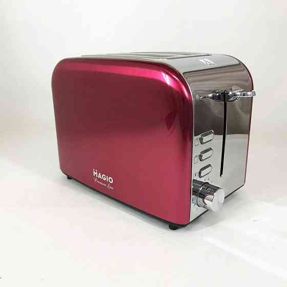 Тостер побутовий для дому Magio MG-286, Домашній тостер з решіткою для підігріву Маленький XK-21 Івано-Франківськ