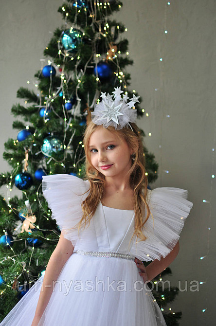 Сукня Сніжинка гарна біла сукня Крила Кривий Ріг - фото 3
