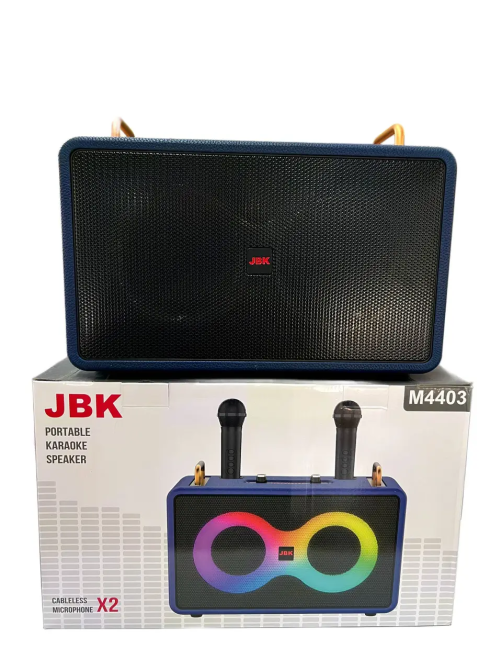 Портативна Акустична Колонка JBK M4403  Bluetooth LED 2MIC 30Вт 4" USB TF FM 3600mAh Одеса - фото 5