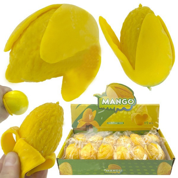 Игрушка антистресс мялка Манго 12 шт Киев - изображение 1