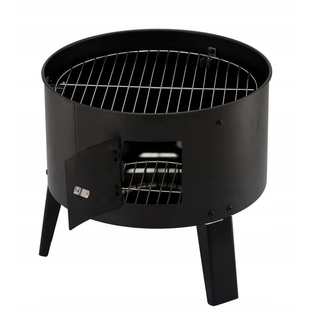 Вугільний гриль-коптильня Garden Line BBQ1004 Чорний Київ - фото 4