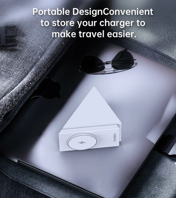 Бездротовий зарядний пристрій Choetech T600-F 15W Білий Харьков - изображение 10