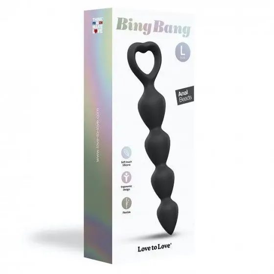 Анальний ланцюжок Love To Love BING BANG L - BLACK ONYX Львів
