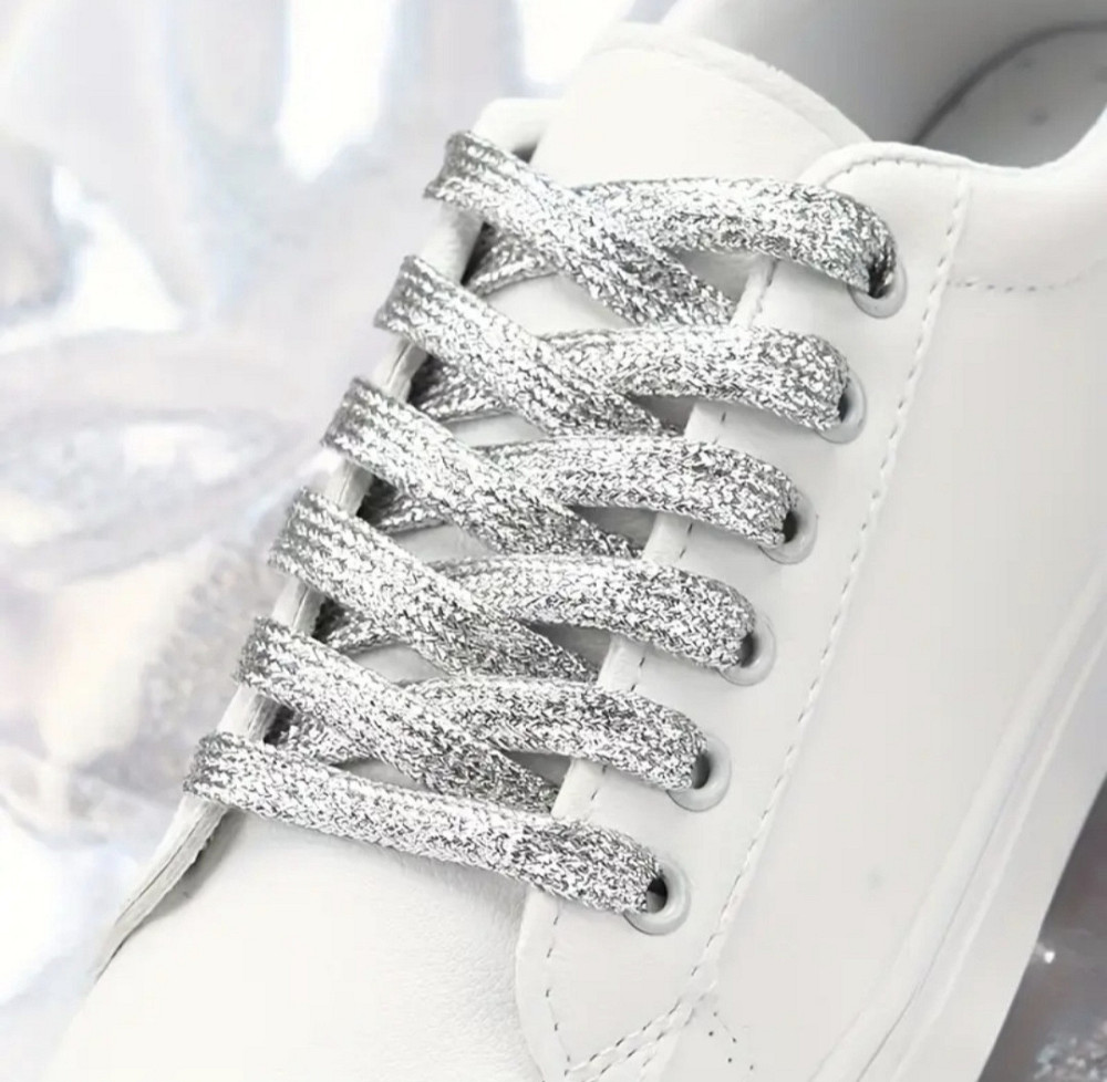 Шнурки блискучі глітерні Сміла - фото 1