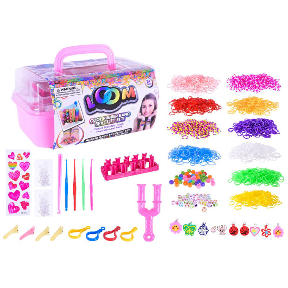 Набір бісеру для виготовлення креативних аксесуарів 16204(Pink) Вінниця - фото 1