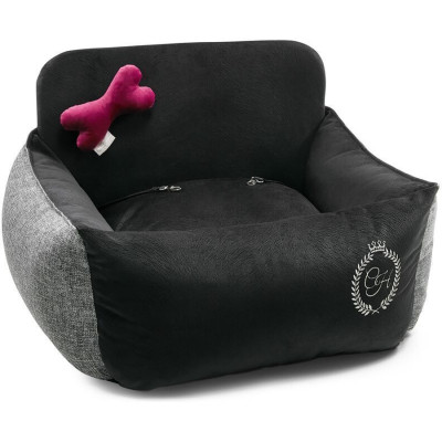 Автомобільне крісло для тварин Chloe's Home Paris M/L 65х45 см чорне (CLH1004) Вінниця - фото 1