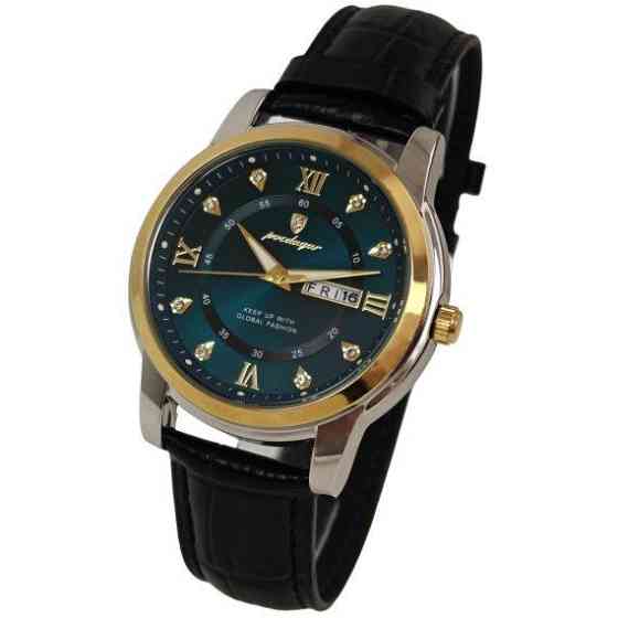 Годинник чоловічий наручний Poedagar Unique Men Leather Deluxe (2 ремінці) Вінниця