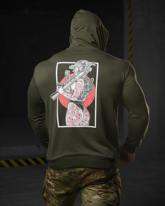 Худі maklin gerl олива НП4845 Одеса - фото 1