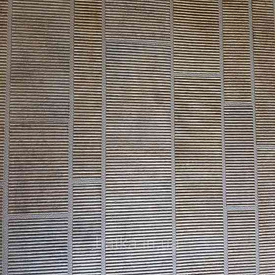 Обои виниловые на флизелине Rasch Factory 0.53х10,05 геометрия полосы фигуры структурные желтые золото 428223 Киев