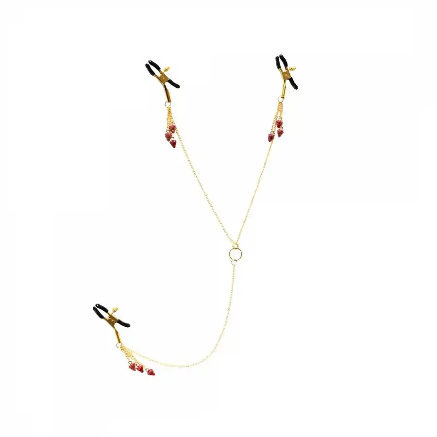 Затискачі для сосків та клітора Art of Sex - Strawberry Львів - фото 1