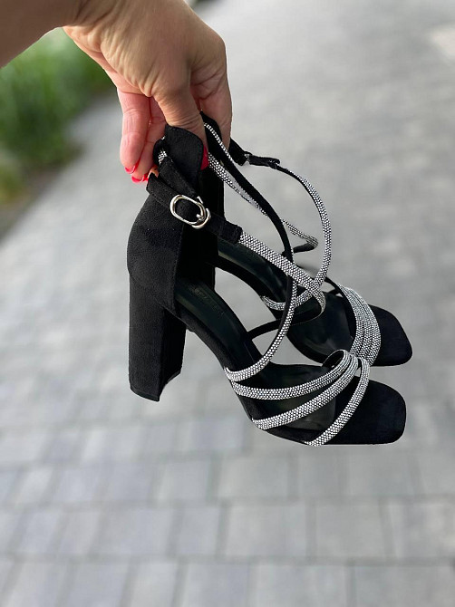 Meideli Босоніжки жіночі MEIDELI L400-5 чорні (літо, еко-замша) (5957) Коломыя - изображение 7