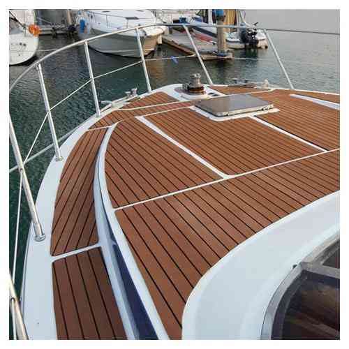 EVA искуcственный тик Color 2 (цвет светло-коричневый, черная полоса) Киев