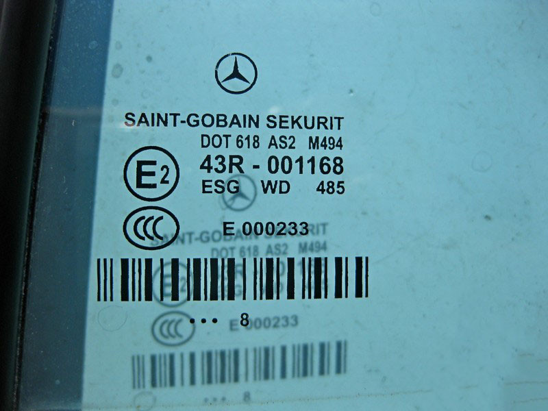 Mercedes-Benz  A2197301355 43R-001168 Глуха кватирка задніх лівих дверей CLS C219 Одеса - фото 4
